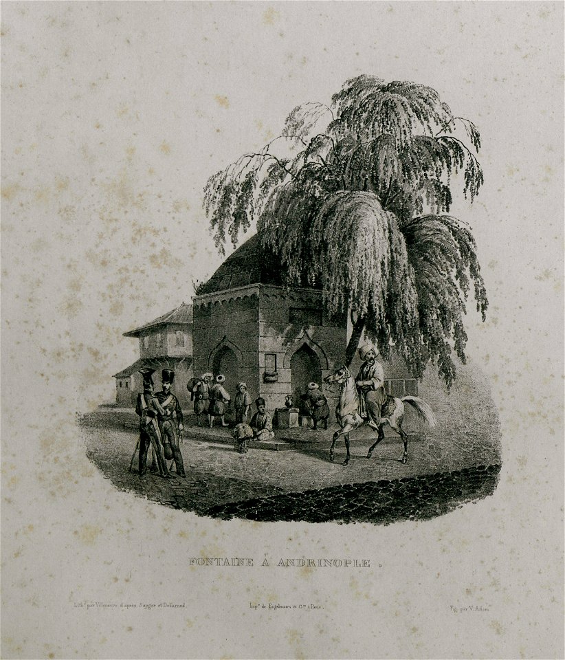 Fontaine à Andrinople - Sayger C - 1834