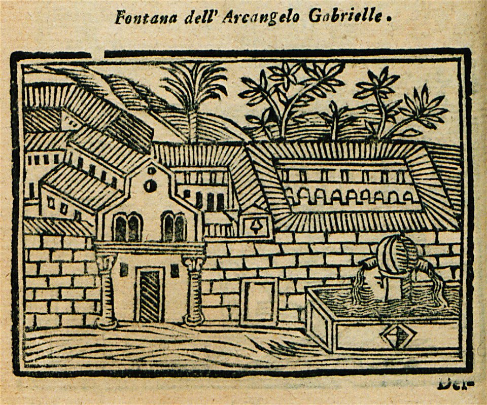 Fontana dell'Arcangelo Gabrielle - Bianco Noe - 1600