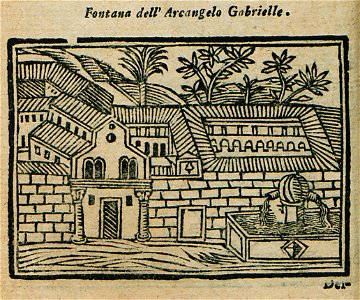 Fontana dell'Arcangelo Gabrielle - Bianco Noe - 1600