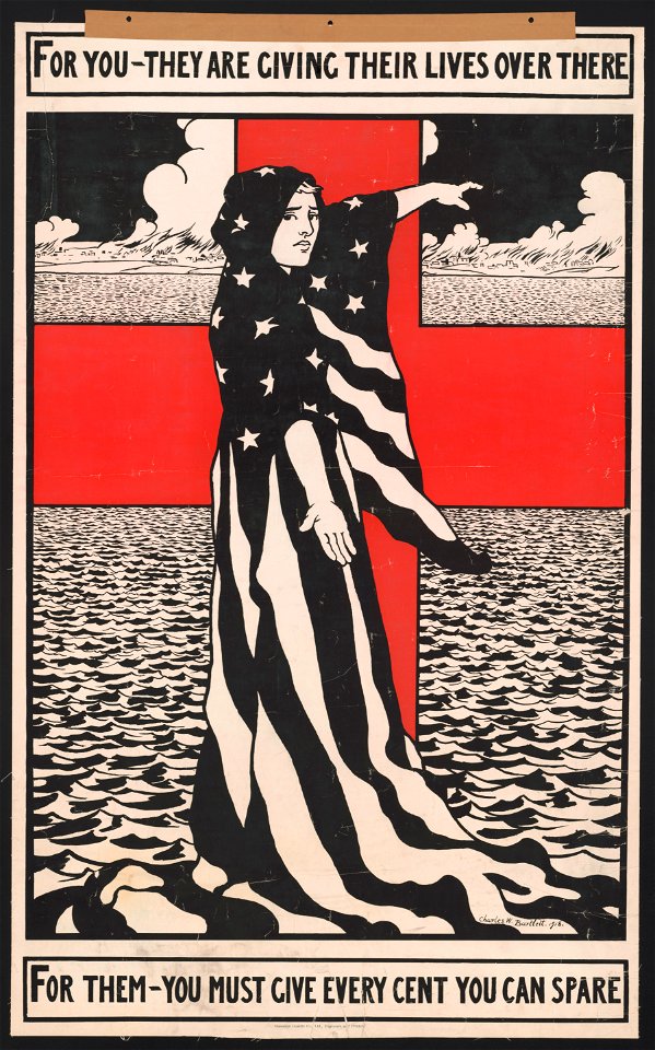 For you - they are giving their lives over there-For them - you must give every cent you can spare - Charles W. Bartlett. LCCN93502224