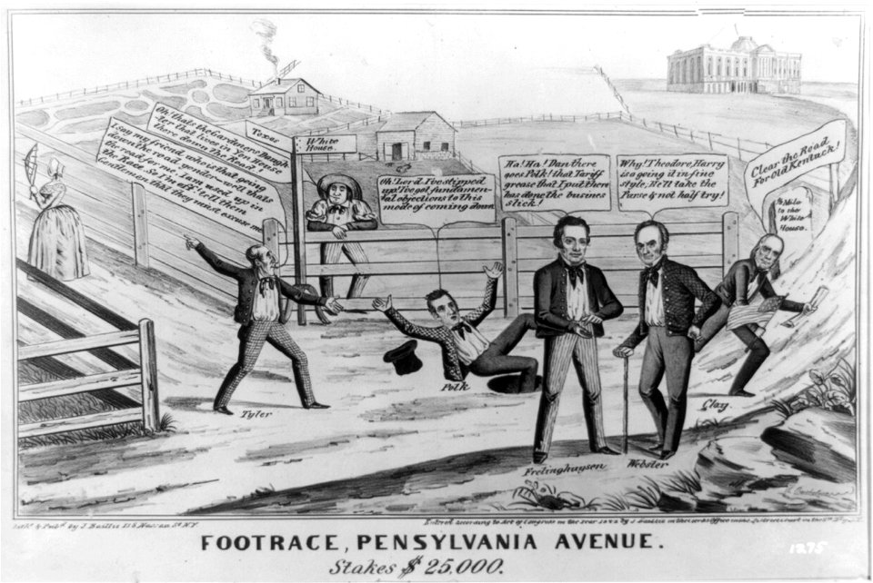 Footrace, Pennsylvania Avenue. Stakes $25,000 LCCN2008661442