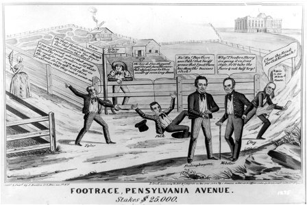 Footrace, Pennsylvania Avenue. Stakes $25,000 LCCN2008661442