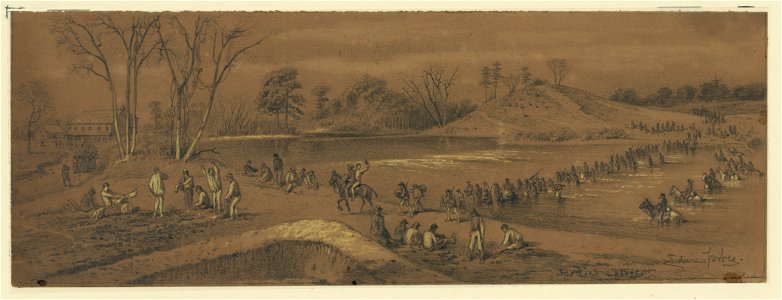 Fording a river LCCN2004661504