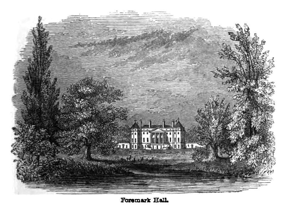 Foremark Hall in 1840