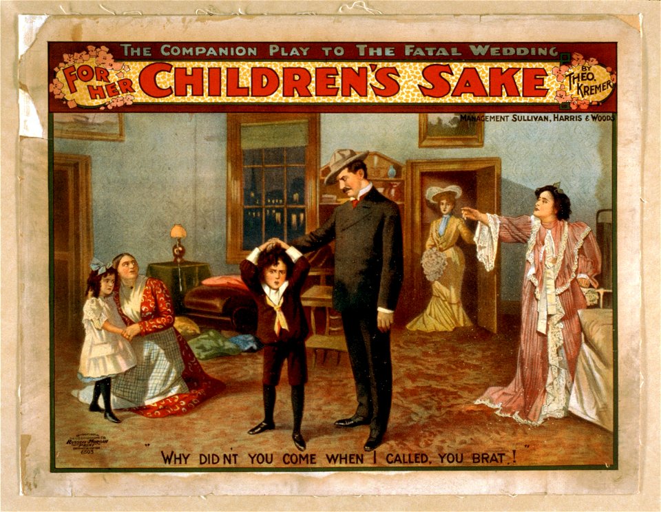 For her children's sake by Theo. Kremer - the companion play to The fatal wedding. LCCN2014635402