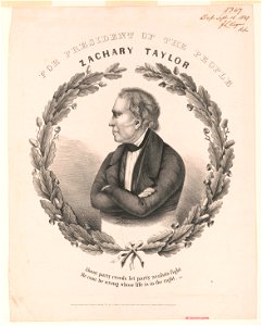 For president of the people, Zachary Taylor LCCN2003689266