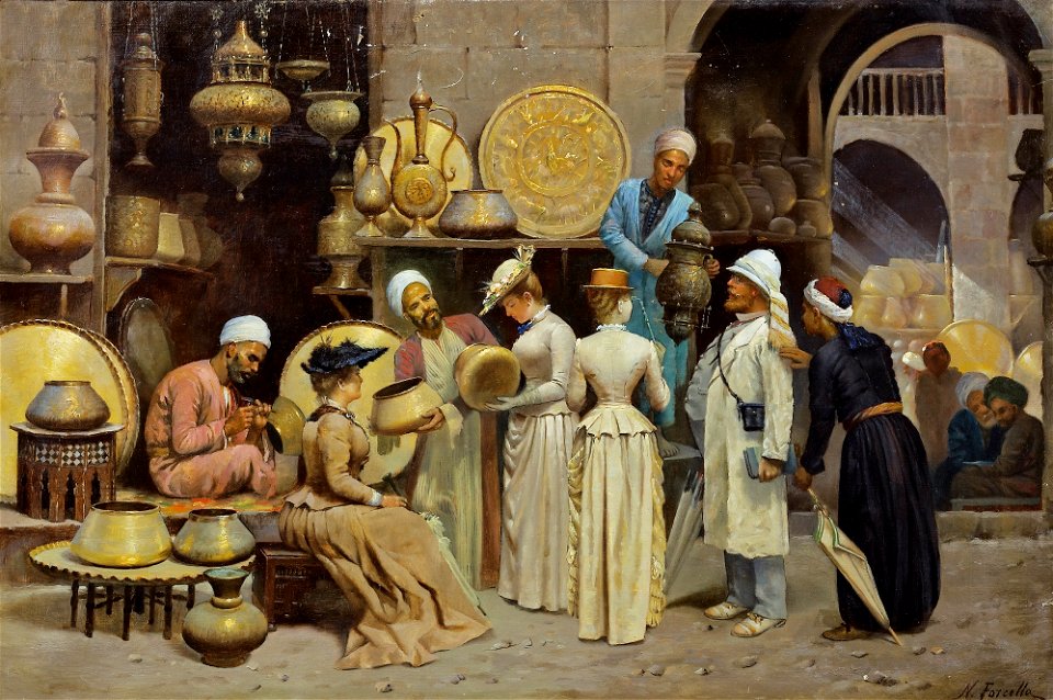 Forcella, Nicola - Dans le souk aux cuivres - before 1868 (hi res)