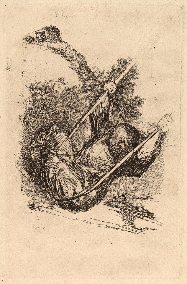 Goya - Old Woman on a Swing
