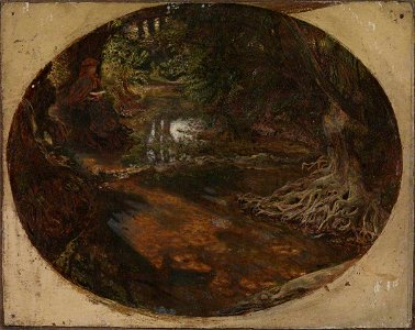 Ford Madox Brown (1821-1893) - The Brent at Hendon - N03528 - National Gallery. Free illustration for personal and commercial use.