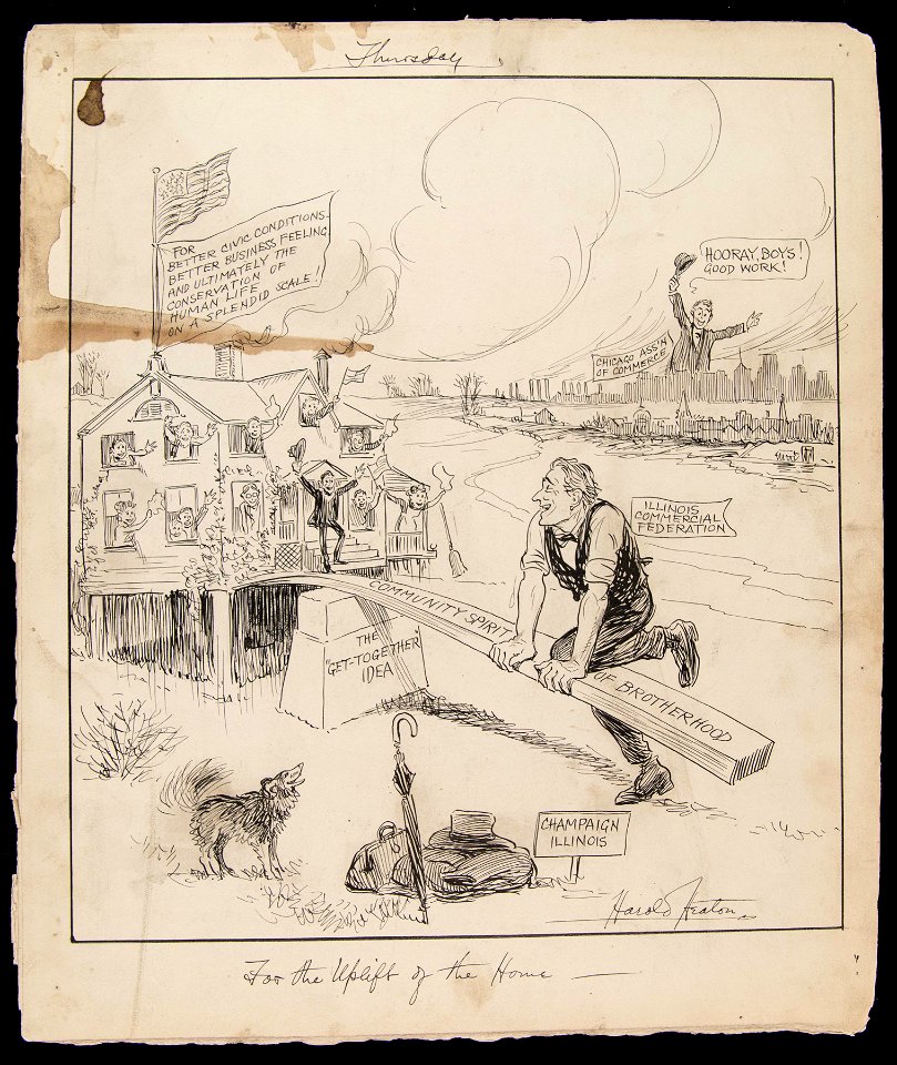 For the Uplift of the Home - (Illinois Commercial Federation works for better civic conditions) (NBY 5490)