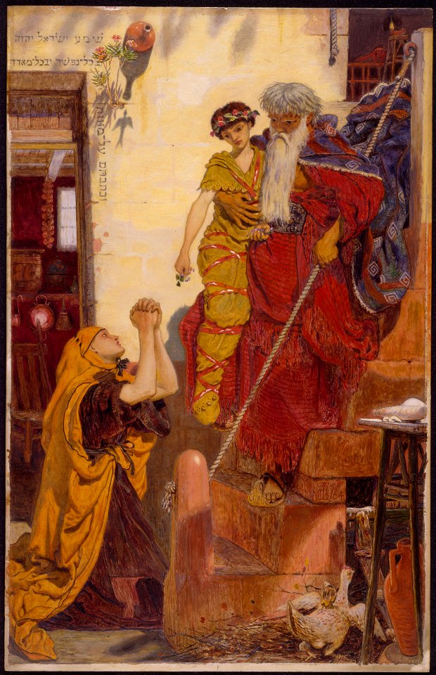 Ford Madox Brown - Elijah and the Widow's Son - Google Art Project