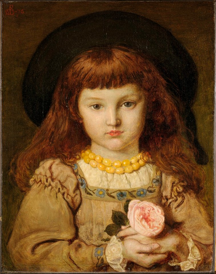 Ford Madox Brown - La Rose de l'Infante (Effie Stillman) - 1943.186 - Fogg Museum