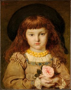Ford Madox Brown - La Rose de l'Infante (Effie Stillman) - 1943.186 - Fogg Museum