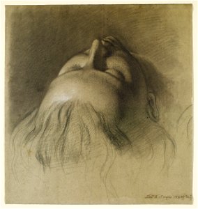 Ford Madox Brown - Parisina's Sleep - Study for Head of Parisina - Google Art Project