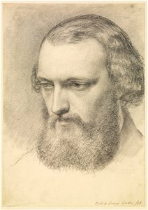 Ford Madox Brown - Portrait- Head Study of Daniel Casey (Three-quarter View) - Google Art Project
