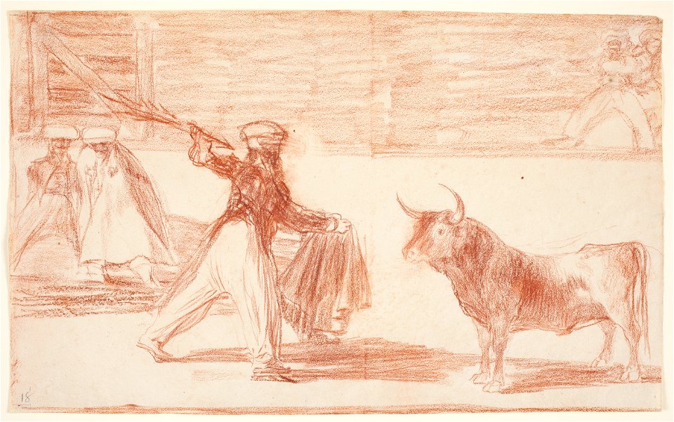 Goya - Origen de los arpones ó banderillas, D04293