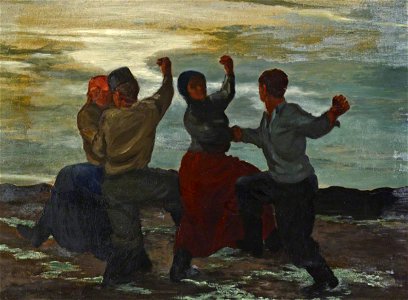 Vivian Forbes Peasants Dancing 1930