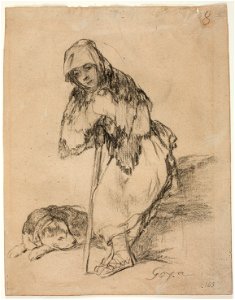Goya - Pastora pensativa, D04062