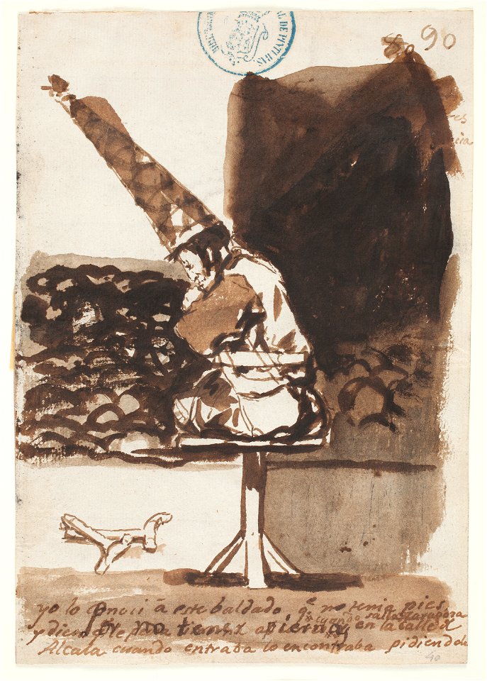 Goya - Por no tener piernas, D04057