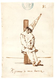 Goya - Por querer á una burra, D04053