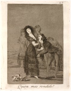 Goya - Quien mas rendido (Which of Them Is the More Overcome)