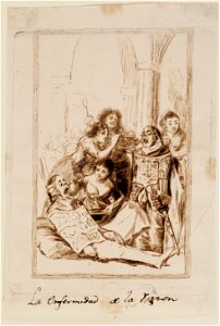 Goya - Sueño 17 (). La enfermedad de la razon, D03924