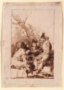 Goya - Sueño 28. Los Mercaderes Silbestres, D04193
