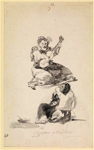Goya - Singing and Dancing (Cantar y Bailar), c. 1819–20