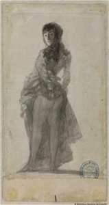 Goya - Mujer joven levantándose la falda, bdh0000018522