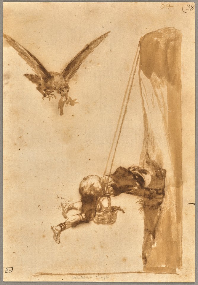 Goya - The Eagle Hunter, 2017.76, about 1812–1820