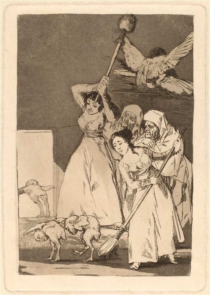 Goya - Ya van desplumados (There They Go Plucked)