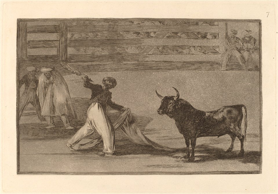 Goya - Origen de los arpones o banderillas (Origin of the Harpoons or Banderillas)