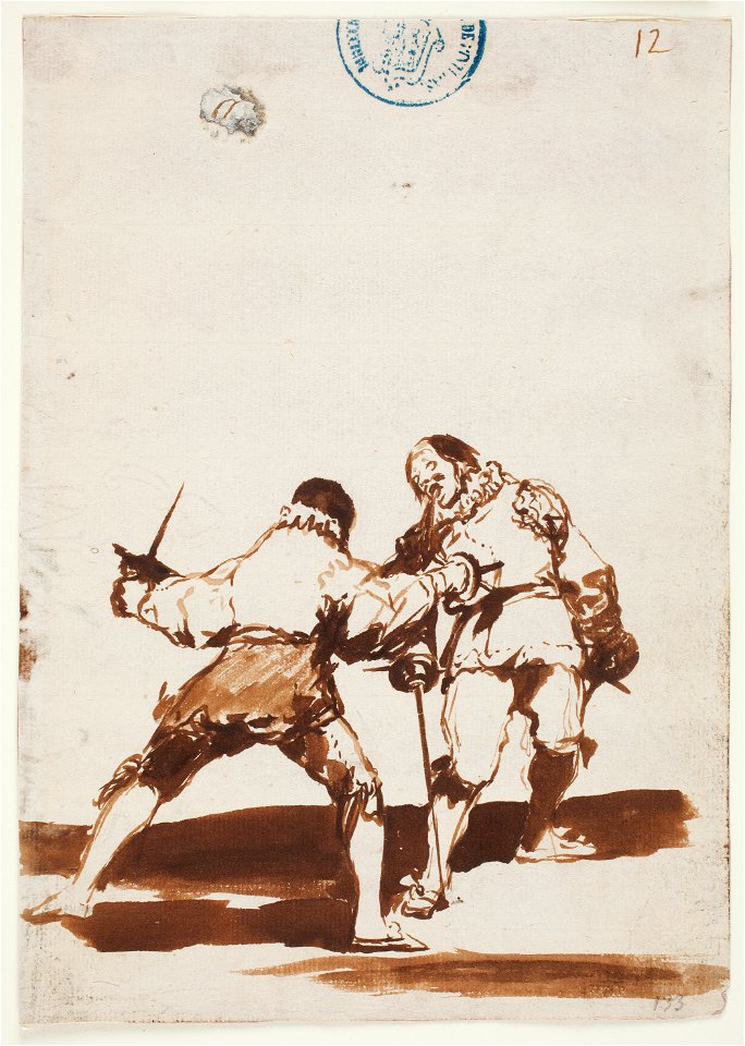 Goya -Desafíos. Estocada, D04031