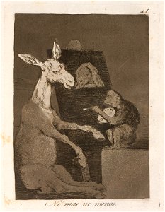 Goya - Ni mas ni menos (Neither More nor Less)