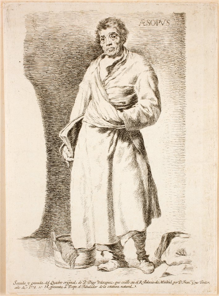 Goya Aesop after velazquez