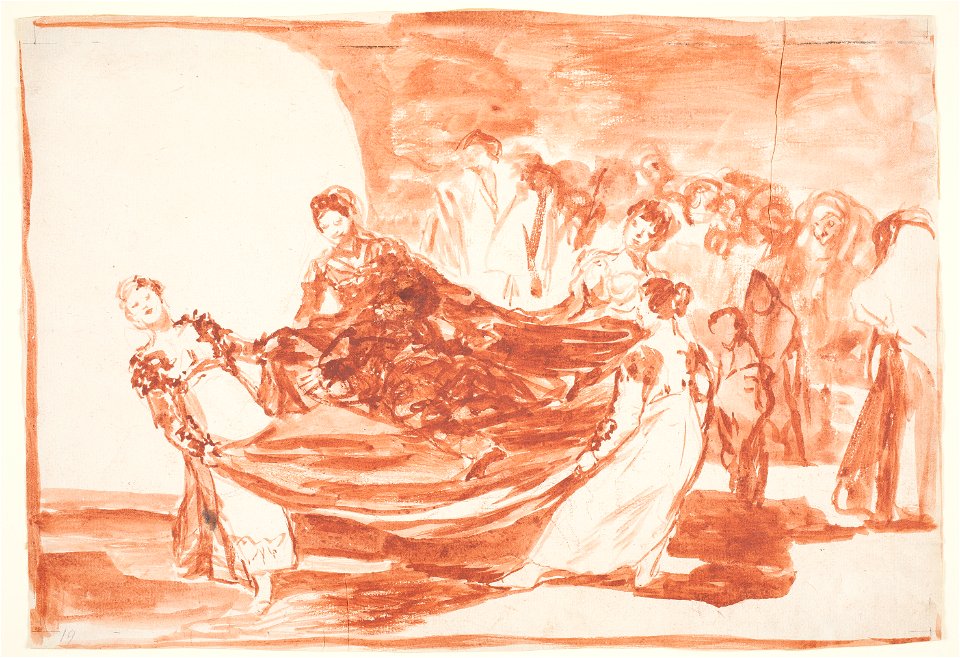 Goya Disparate femenino drawing