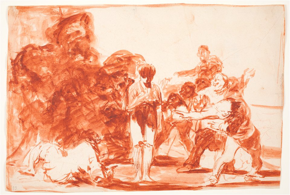 Goya La lealtad drawing