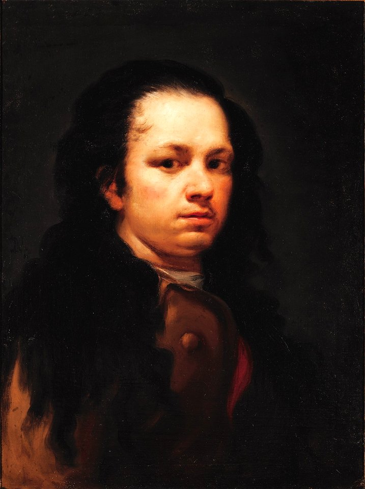 Goya self portrait (1771-75)