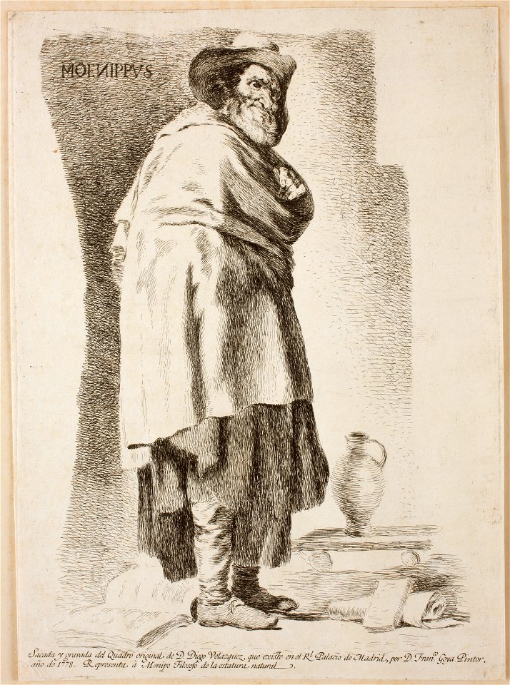 Goya Menippus after velazquez