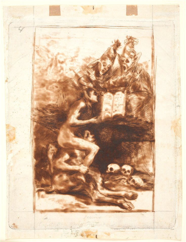 Goya - Sueño 3. Sueño de Bruja principianta, D04392(r)