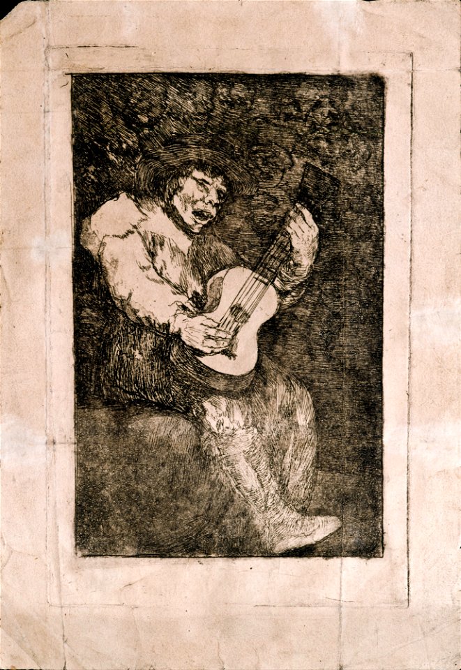 Goya y Lucientes, Francisco de - The Blind Singer - Google Art Project