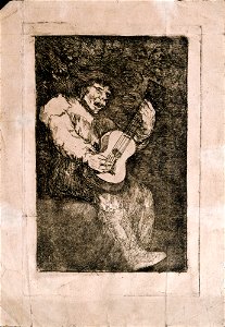 Goya y Lucientes, Francisco de - The Blind Singer - Google Art Project. Free illustration for personal and commercial use.