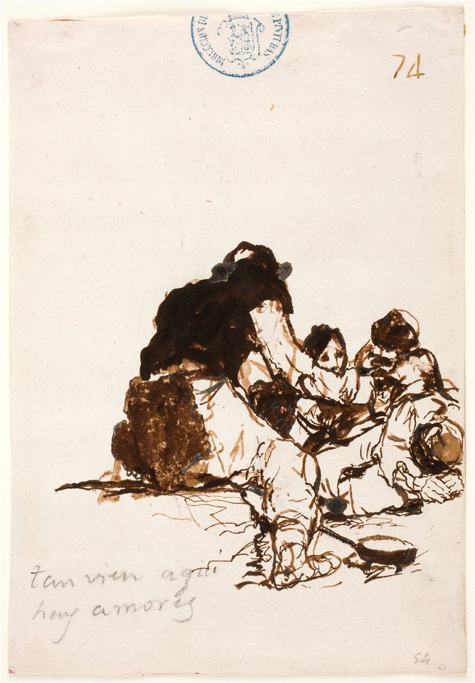 Goya - Tan vien aquí hay amores, D04047