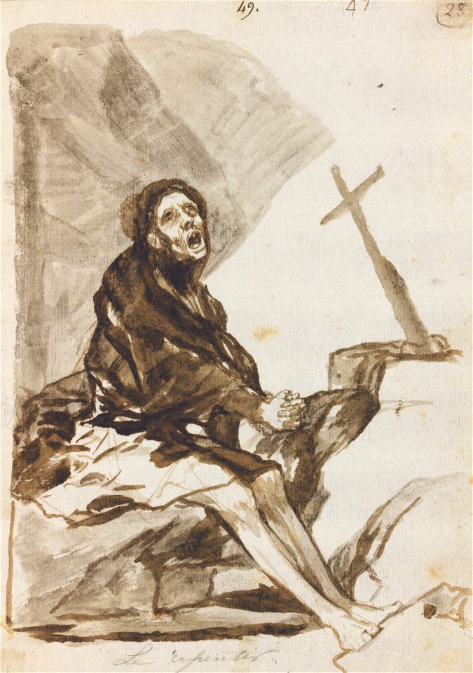 Goya - Repentance, F.c