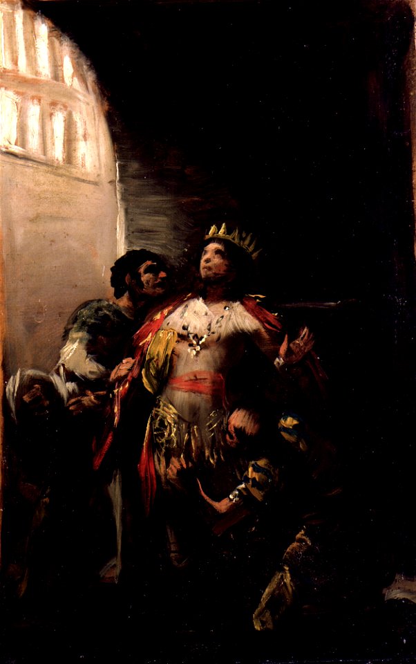 Goya y Lucientes, Francisco - St Hermenegild in Prision - Google Art Project