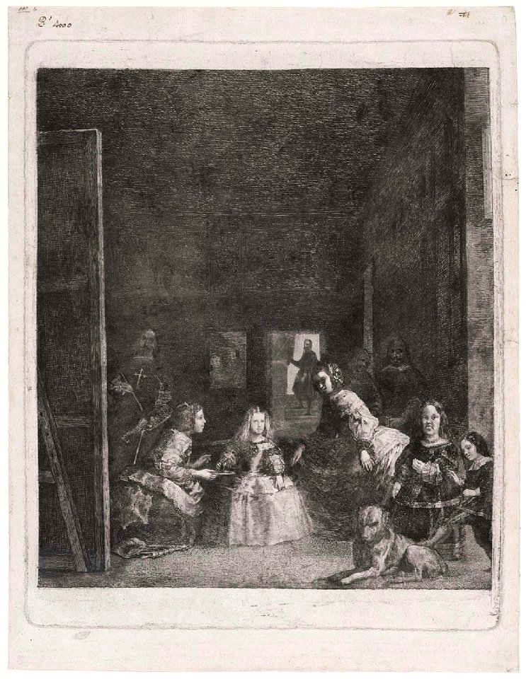 Goya - The Ladies-in-Waiting (Las Meninas), after Velázquez, 51.1699, about 1779–1785