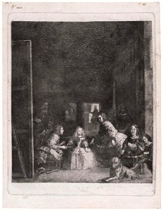 Goya - The Ladies-in-Waiting (Las Meninas), after Velázquez, 51.1699, about 1779–1785