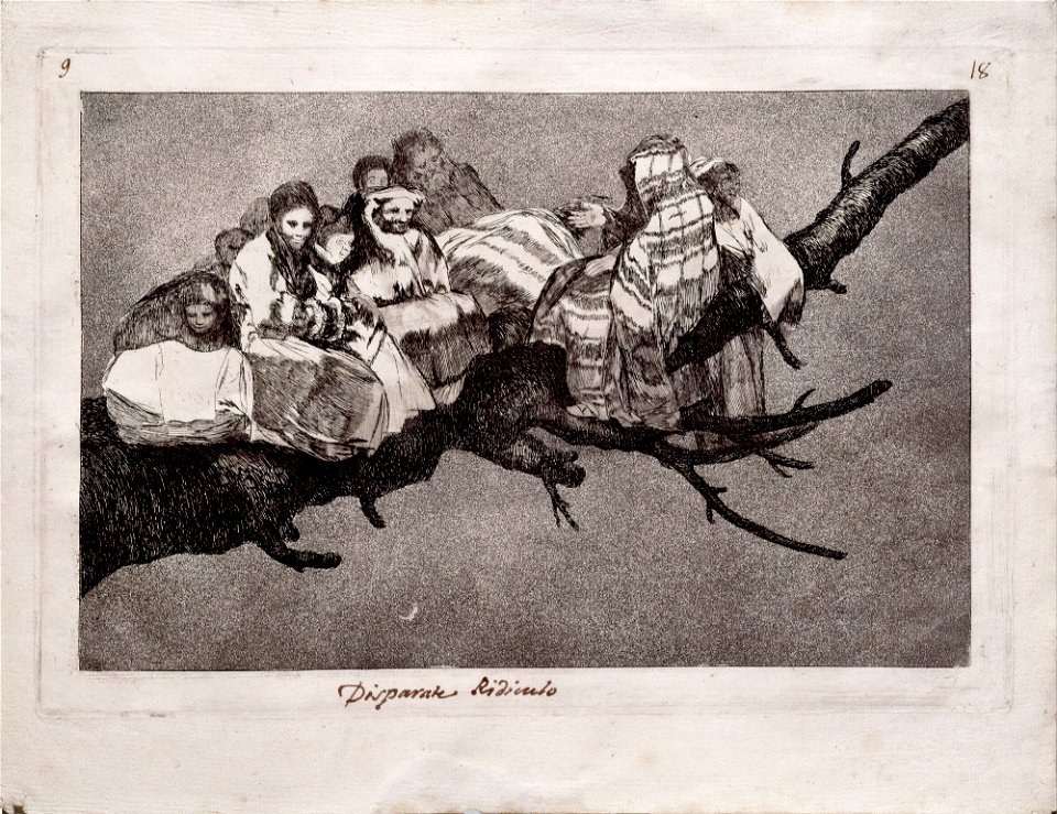 Goya y Lucientes, Francisco de - Ridiculous Folly - Google Art Project