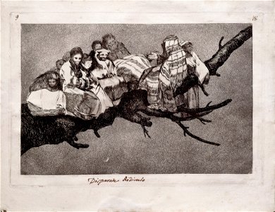 Goya y Lucientes, Francisco de - Ridiculous Folly - Google Art Project