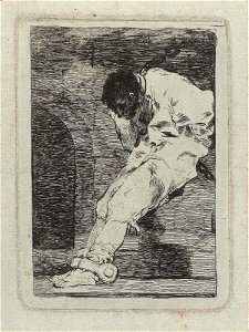 Goya - Si es delinquente q.e muera presto. (If he is guilty, let him die quickly) (Prisoners), 1980.170, about 1810–14